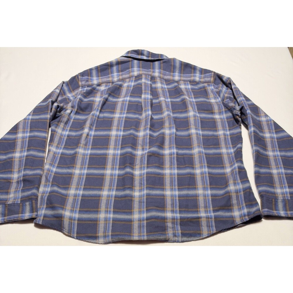 Eddie Bauer Button Shirt Plaid Long Sleeve Flannel Casual Preppy Men’s Size XL - Picture 4 of 10